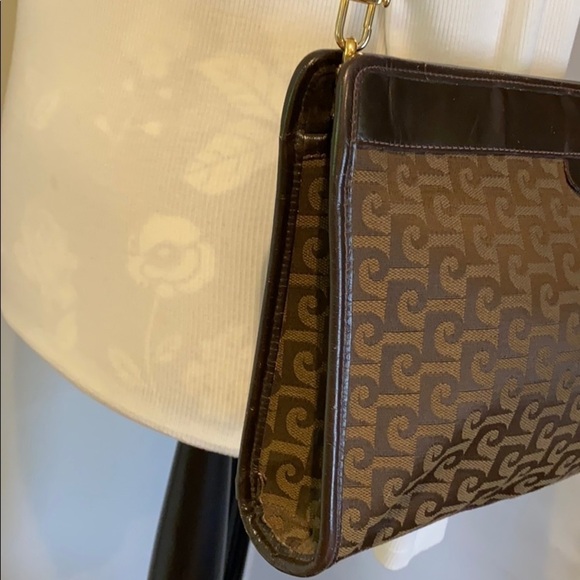 Vintage Pierre Cardin Brown Monogram Canvas Bag - Picture 12 of 13